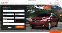 Desktop Screenshot of milescarrentalsandiego.com